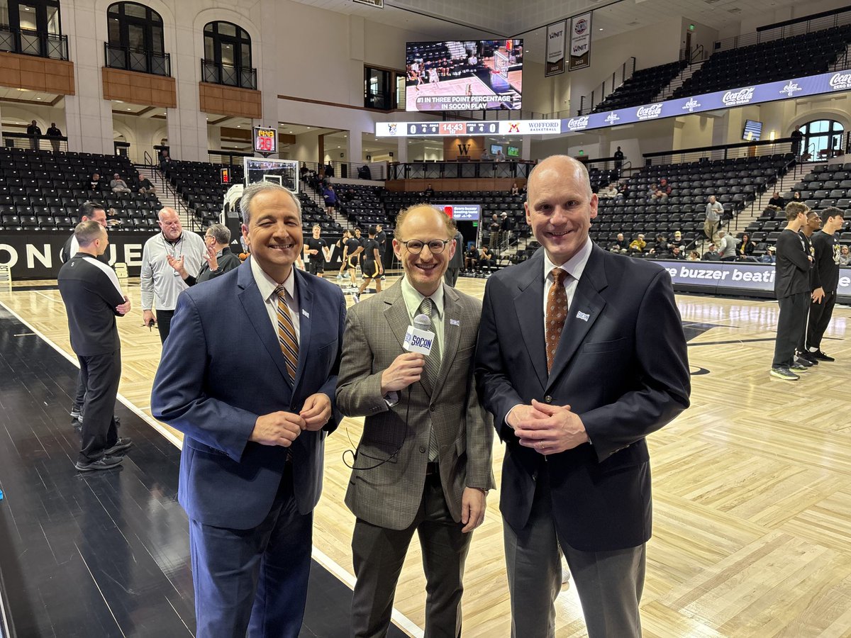friedman_dave's tweet photo. Injury updates and key February @SoConSports action at 6pm on @NXSTMediaGroup in the area when @VMI_Basketball visit @WoffordMBB https://t.co/lfJb5zNQZz