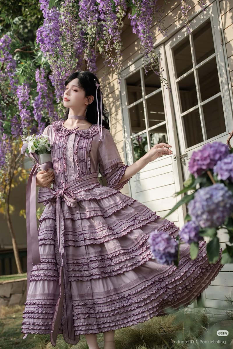 ヒ*イ様 ☘️限定1株☘️未株分け☘️蕾付き☘️3357⭐️アンティークドレスの 本日19日まで 透き通るような夏の風が感じられる、ロマンティックな