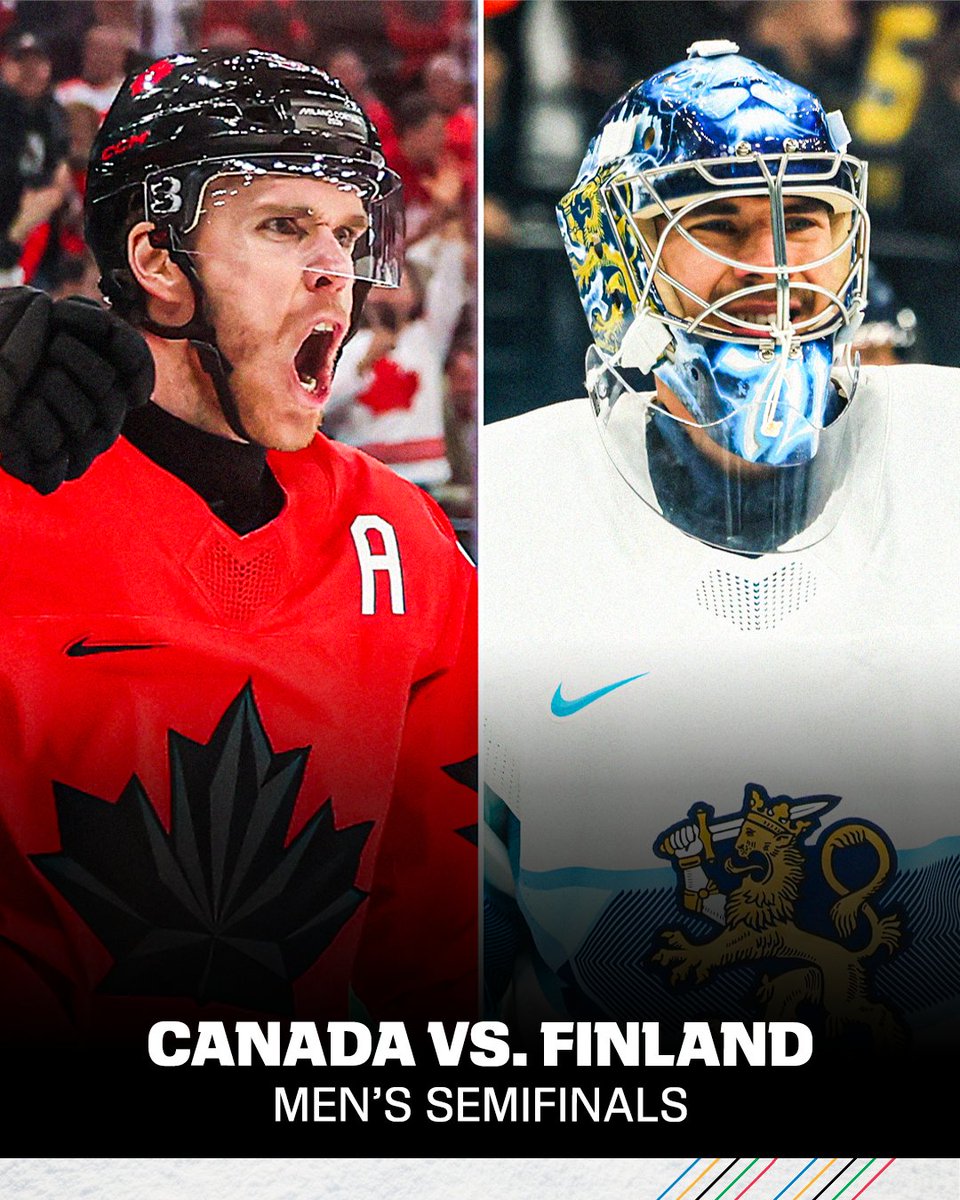 SportsCenter's tweet image. AND THEN THERE WERE FOUR 👀

The men's hockey semifinals are SET 👏