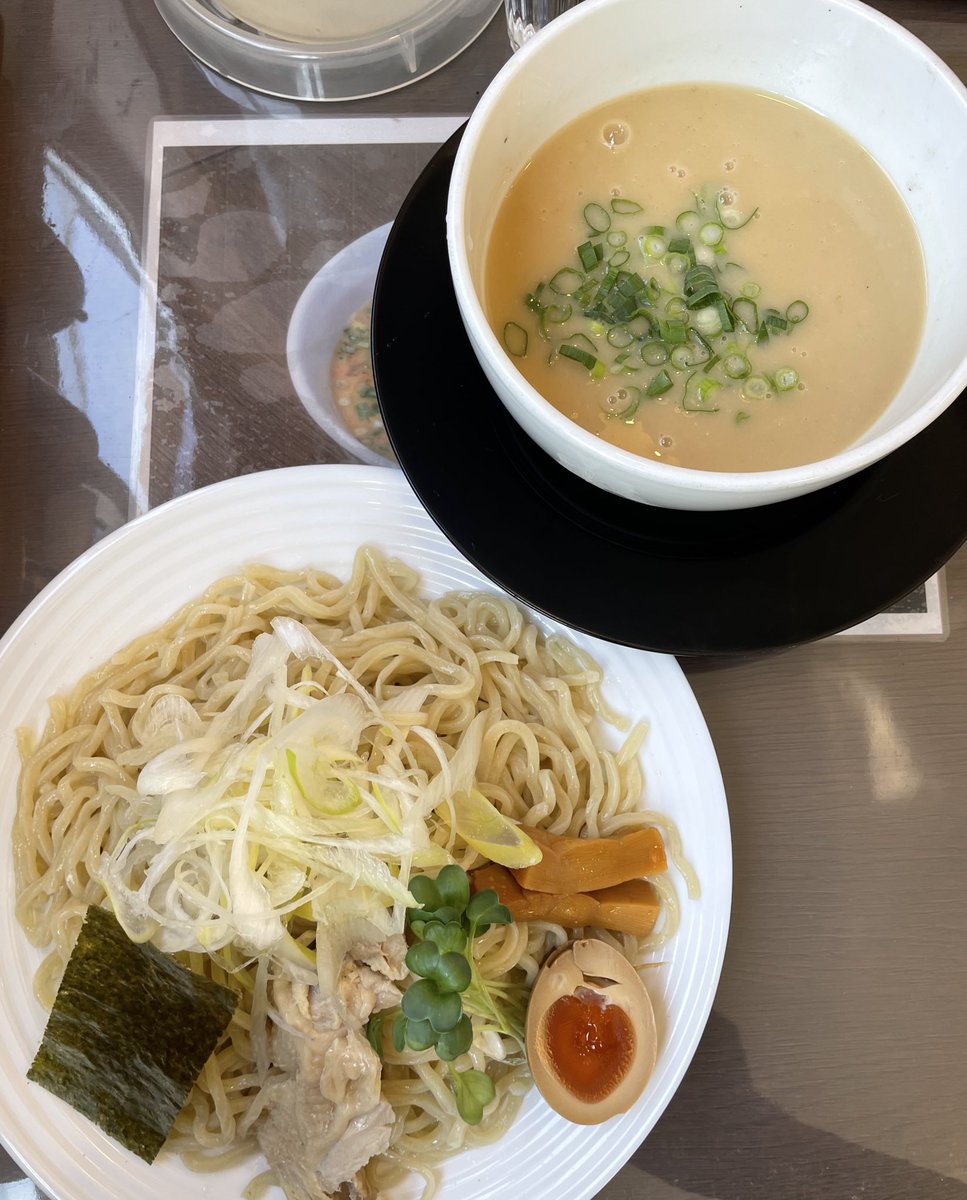 DB_fuGta's tweet photo. 檜食堂(栃木県宇都宮市東塙田)
鶏塩つけ麺　1100円
大盛り　150円

#つけ麺
#ラーメ��
#ramen https://t.co/tmpqEny97I