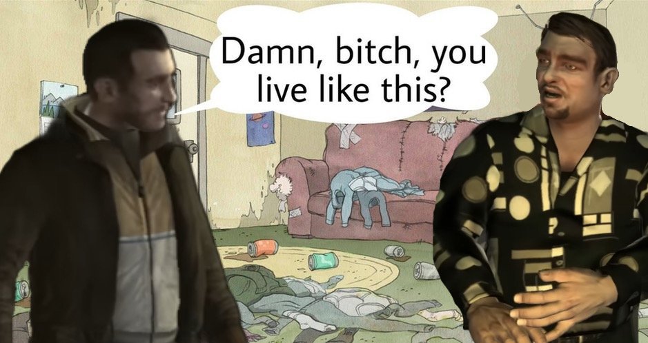 niko in the beginning of gta 4