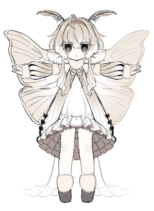#自分で生み出した一次創作オリジナルキャラを流そう カイコちゃんとアオミノウミウシちゃんがお気に入り