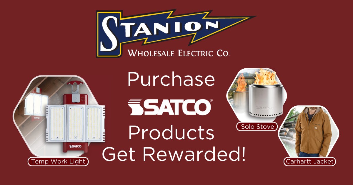⏳ Less than TWO WEEKS LEFT! Don’t miss your chance to earn awesome rewards just for stocking up on the SATCO® products you already trust.  Grab those rewards while you still can.

#Satco #Q1Promo #LightingSolutions #ContractorRewards #ElectricalSupply
