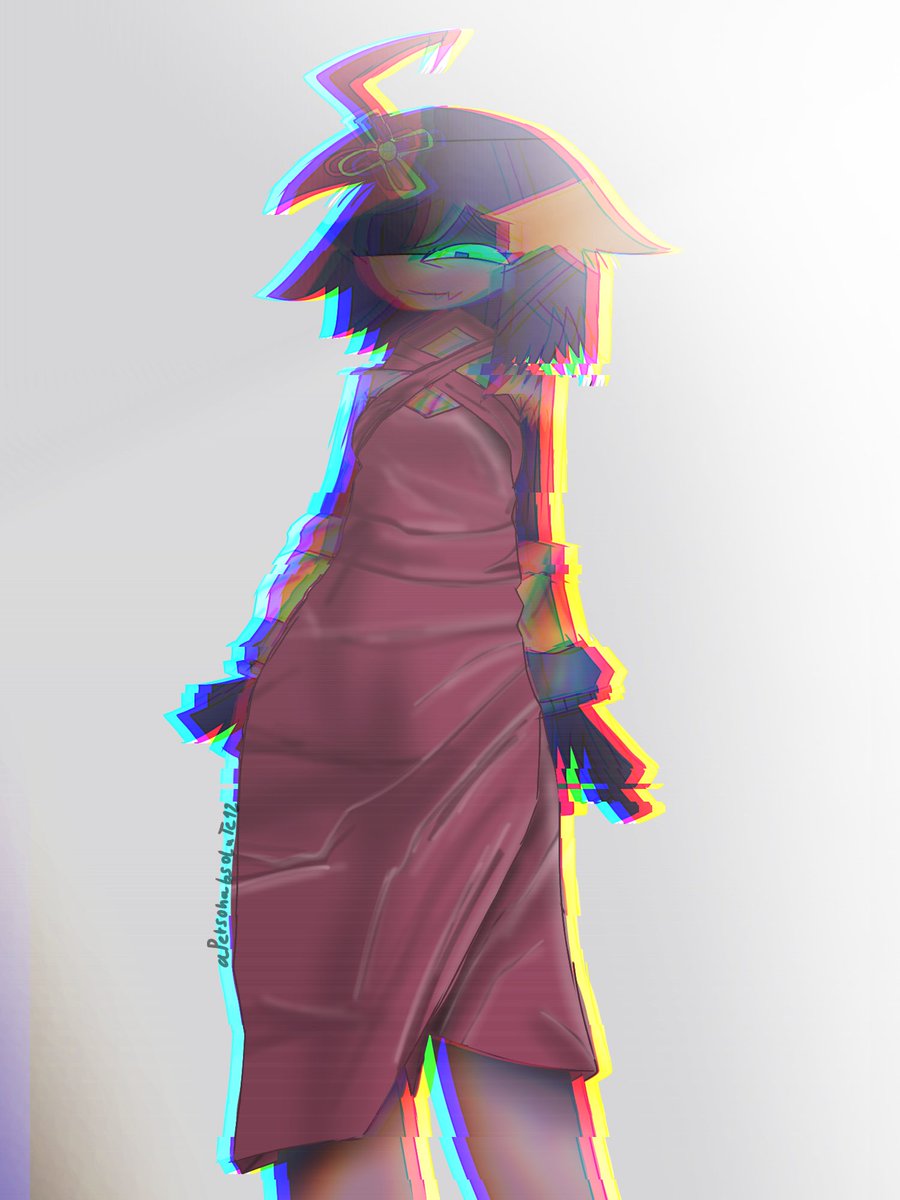 Glitchy gal.