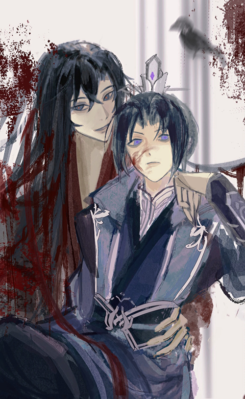 #Chengxian #Xiancheng #羨澄                                                                             

(Art by jiuzhuqingshanwubaiyan on Lofter. Posted with permission.)