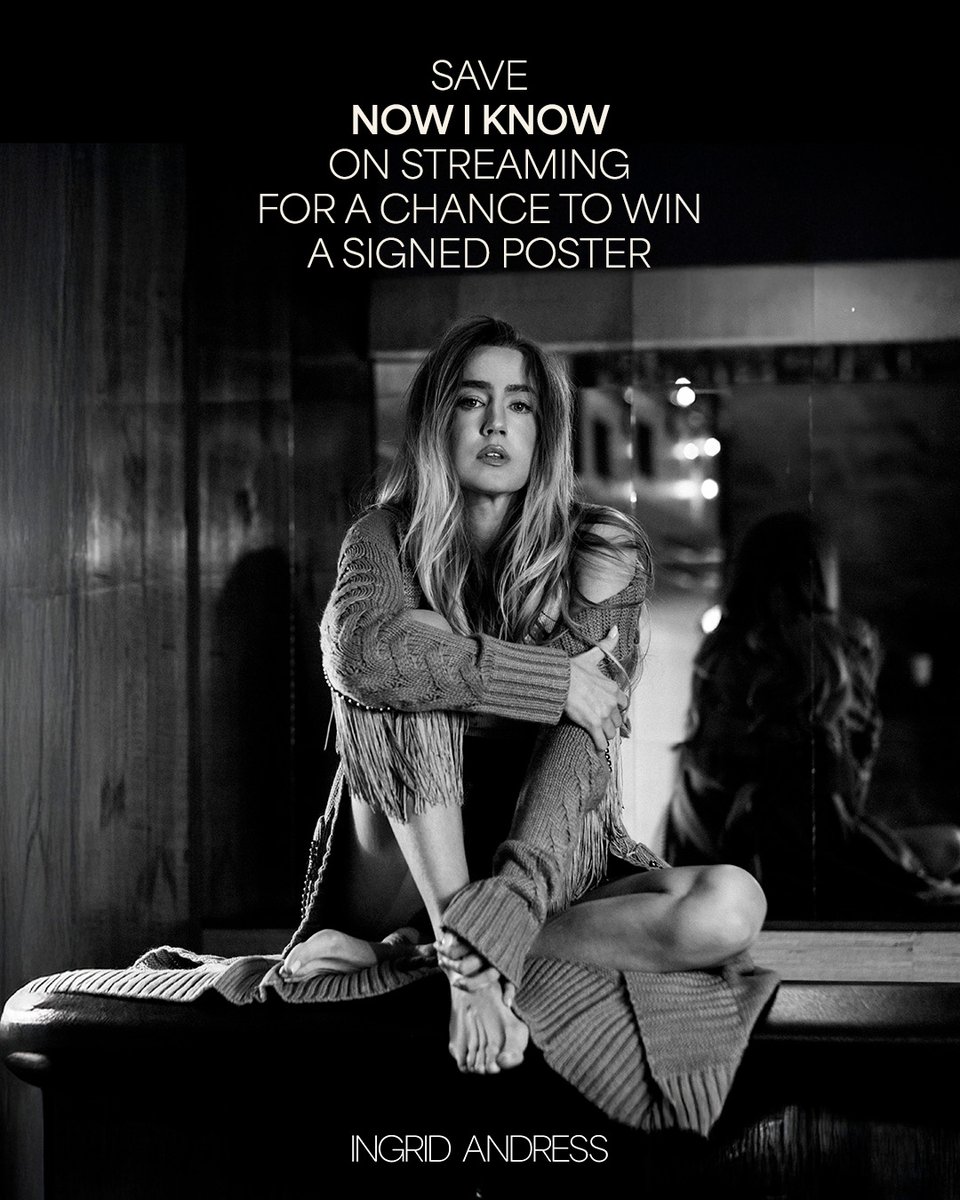 wrnashville's tweet photo. New era of @IngridAndress unlocked 🔓 Save #NowIKnow on streaming and enter for a chance to win a signed poster 😆 Giveaway ends 2/25. https://t.co/itGL6tVFKl https://t.co/XVTUL7nQ94