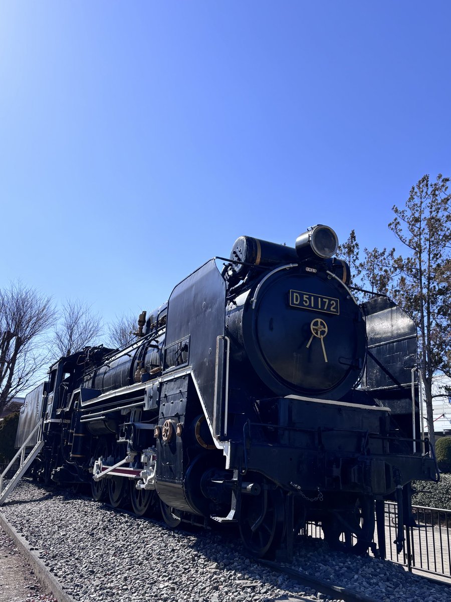 大久保原公園のD51保存車両🚂(別視点) #長野旅行 #長野県 #松本市