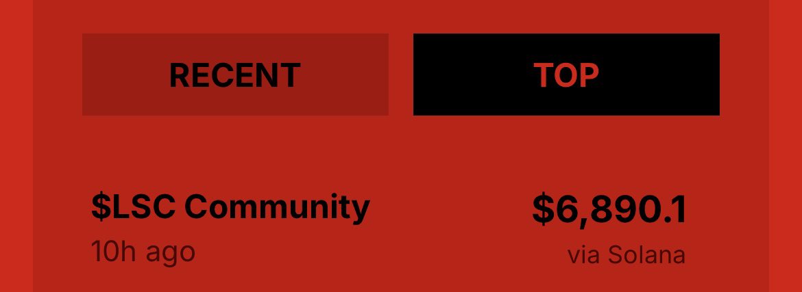 karratgang's tweet photo. @sneako Let’s go $LSC COMMUNITY TOP SPOT https://t.co/5yrYfqBUZA
