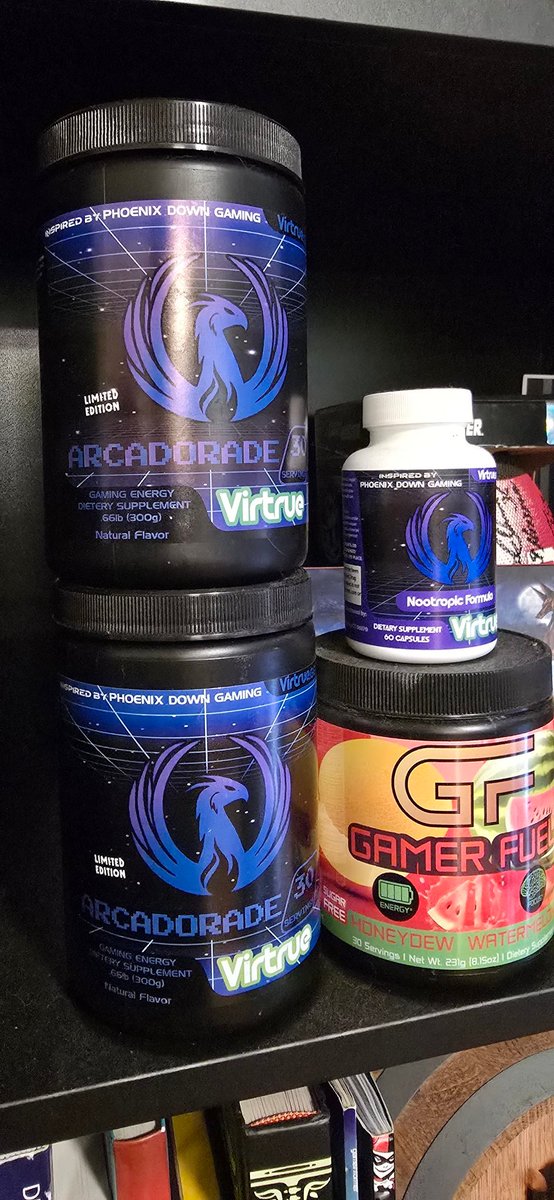 Still one if the coolest things to me that I have on my shelf. Like its wild to me that things ever got to the point of putting my branding on something outside of just me.  <a href="/VirTrue_gg/">Virtrue®</a> 💜