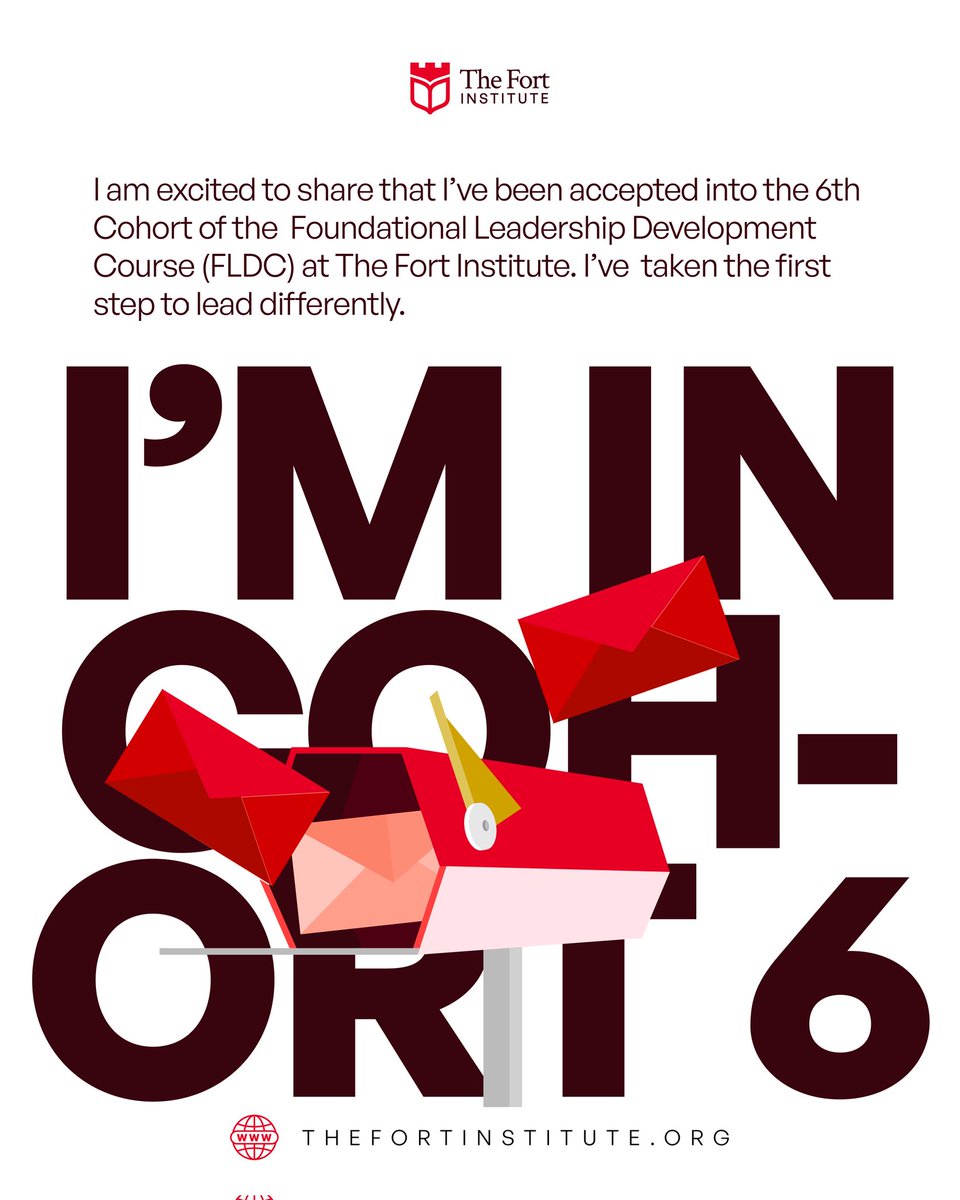 Thanks for the opportunity, <a href="/TheFortInst/">The Fort Institute (TFI)</a>.