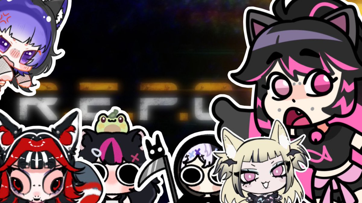 HOLY MOLEY . . . REPO w/ some of my faves <a href="/NicoENVT/">Nɪᴄᴏ || 𝓖𝓸𝓽𝓱 𝓒𝓪𝓽𝓰𝓲𝓻𝓵 💜 💀【VRawr】</a> <a href="/strawbrrytrips/">𐔌 ⋮ strawbz .ᐟ 🍓🍃 【 VRAWR 】₊ ꒱</a> <a href="/HaruMeiiVT/">Haru Mei🦷🥀┆【VRawr】</a> <a href="/NekoMishh/">Mish✖️🖤 DONOTHON</a> <a href="/KitsumesVT/">kits 🦊🦇 goth shinigami【VRawr】</a>  ! ! ! (ɔˆ ³(ˆᴗˆc) 🩷🩷 

— i won’t be streaming it— but plz check out their streams 2 see me run around crazy style ! ! ! ! :D 
⏰ 7 PM CST 🩷🩷💭💭