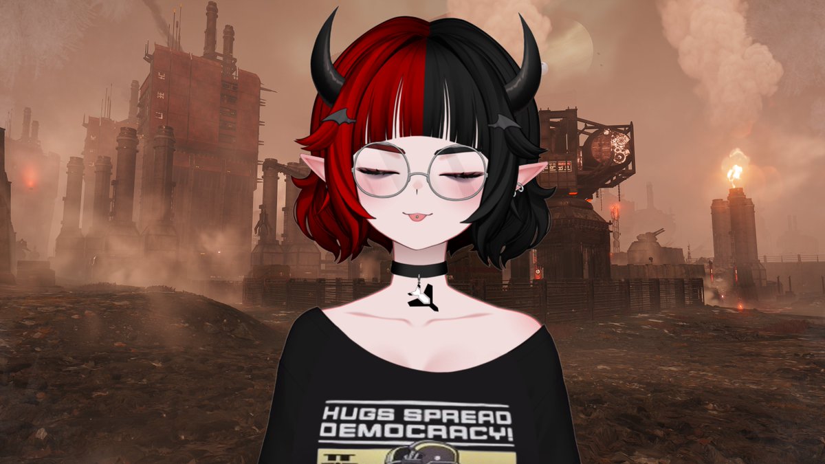 COME JOIN ME IN FIGHTING BOTS :3 
Playing #Helldivers2 on the purple app c: