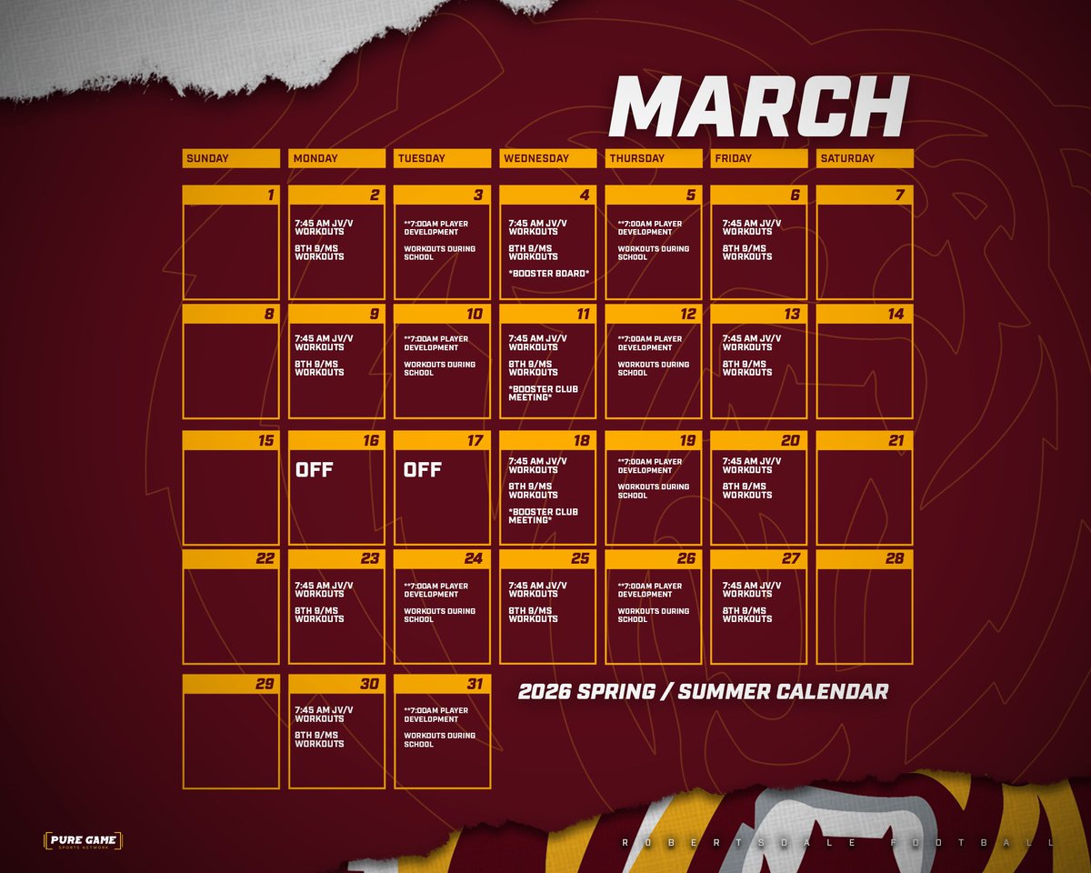 ROBERTSDALE HS GOLDEN BEAR FOOTBALL #BLUEPRINT tweet media