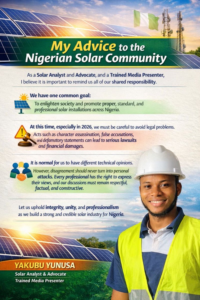 solar_analyst's tweet photo. If you are solar installer in Nigeria this my advice is for you https://t.co/kkwwFg9iGA
