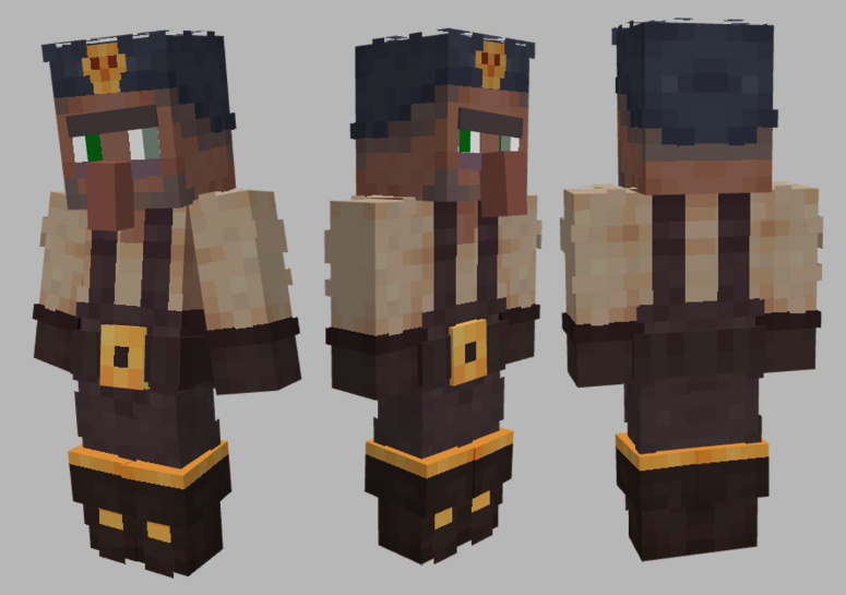 TemiFunny's tweet photo. Villager "Pirate Crew" Skin Concept for #BLOCKBOUND  #roblox https://t.co/zfAxFZZHHH