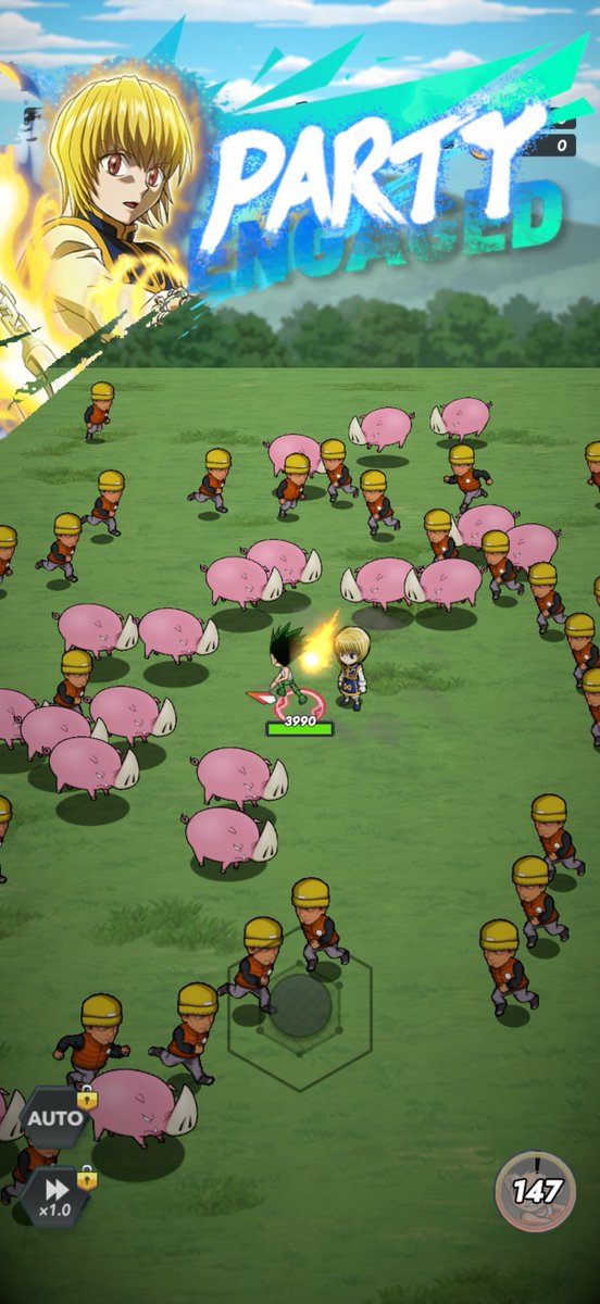 ネンサバ
あまりにも平成なグラフィックで今更ヴァンサバ系？って感じだげどH×Hのゲームは死屍累々過ぎてこれですらまともに感じるのヤバいな