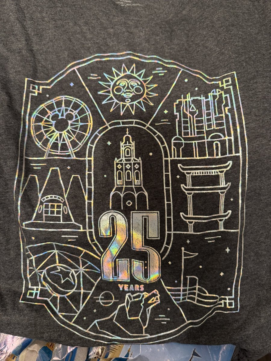Popcorn bucket was sold out but my friend was at least able to grab me a DCA 25th shirt