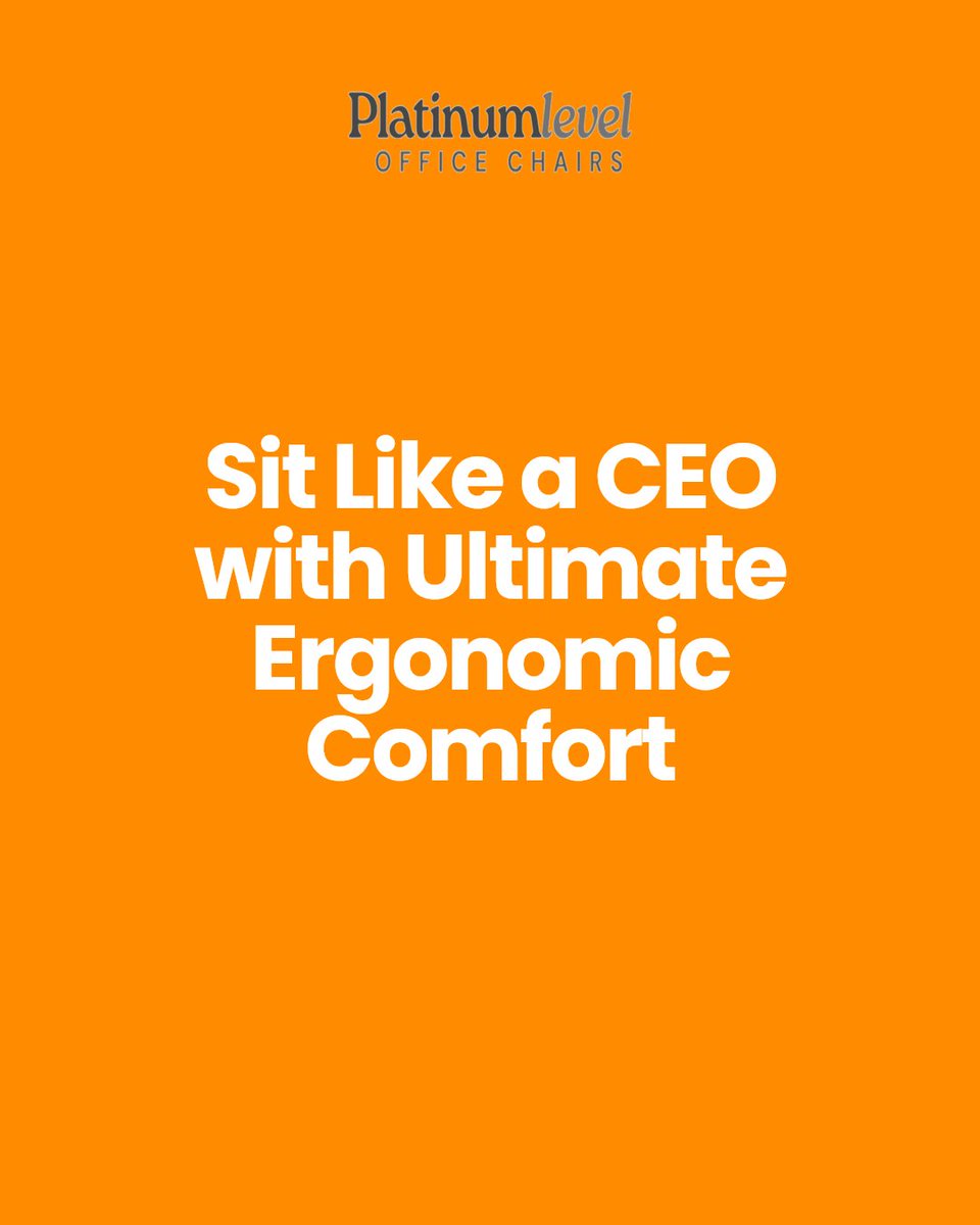 Executive chairs for decision-makers. Exclusive offers on ergonomic designs. Free shipping &amp; flexible financing. #officechair #ExecutiveChair #ErgonomicChair #WorkFromHome #OfficeDesign #Ergonomics