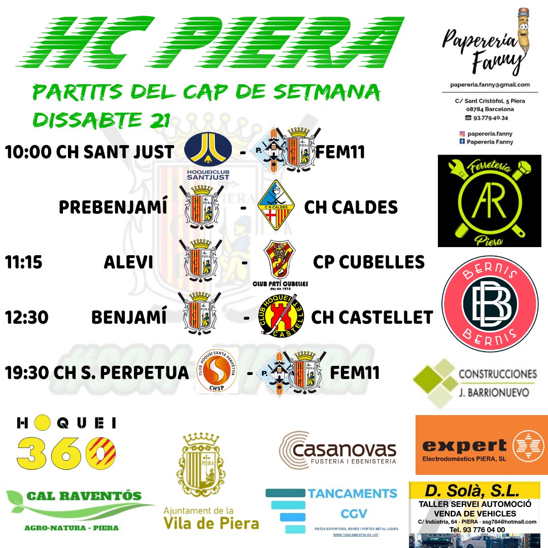 Hoquei Club Piera tweet media