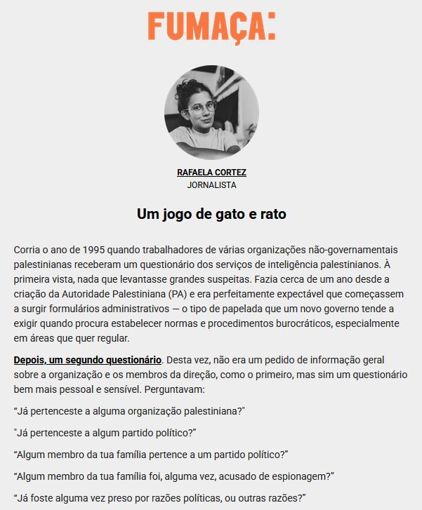 Fumaça tweet media