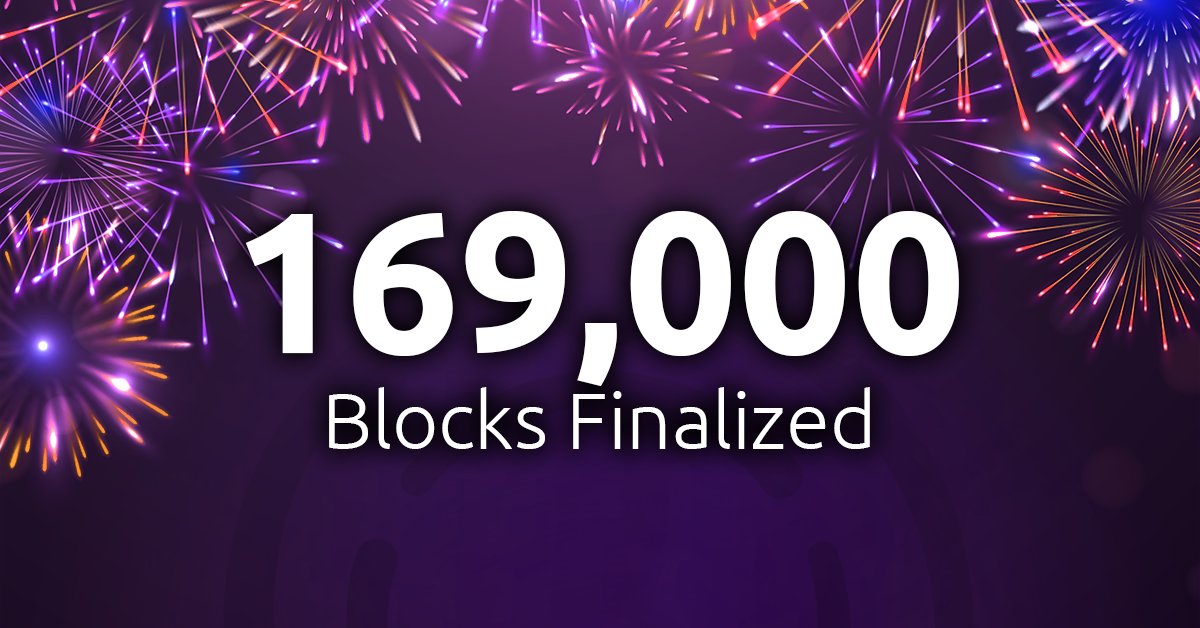 realGhostChain's tweet photo. 🚀 A GHOST TestNet 6.0 milestone: 169,969 blocks finalized - and counting!

Spin up your validator node today and shape the future of private DeFi. The network is growing, and we want you to be a part of it. 👻 https://t.co/o1n9vyjWbd