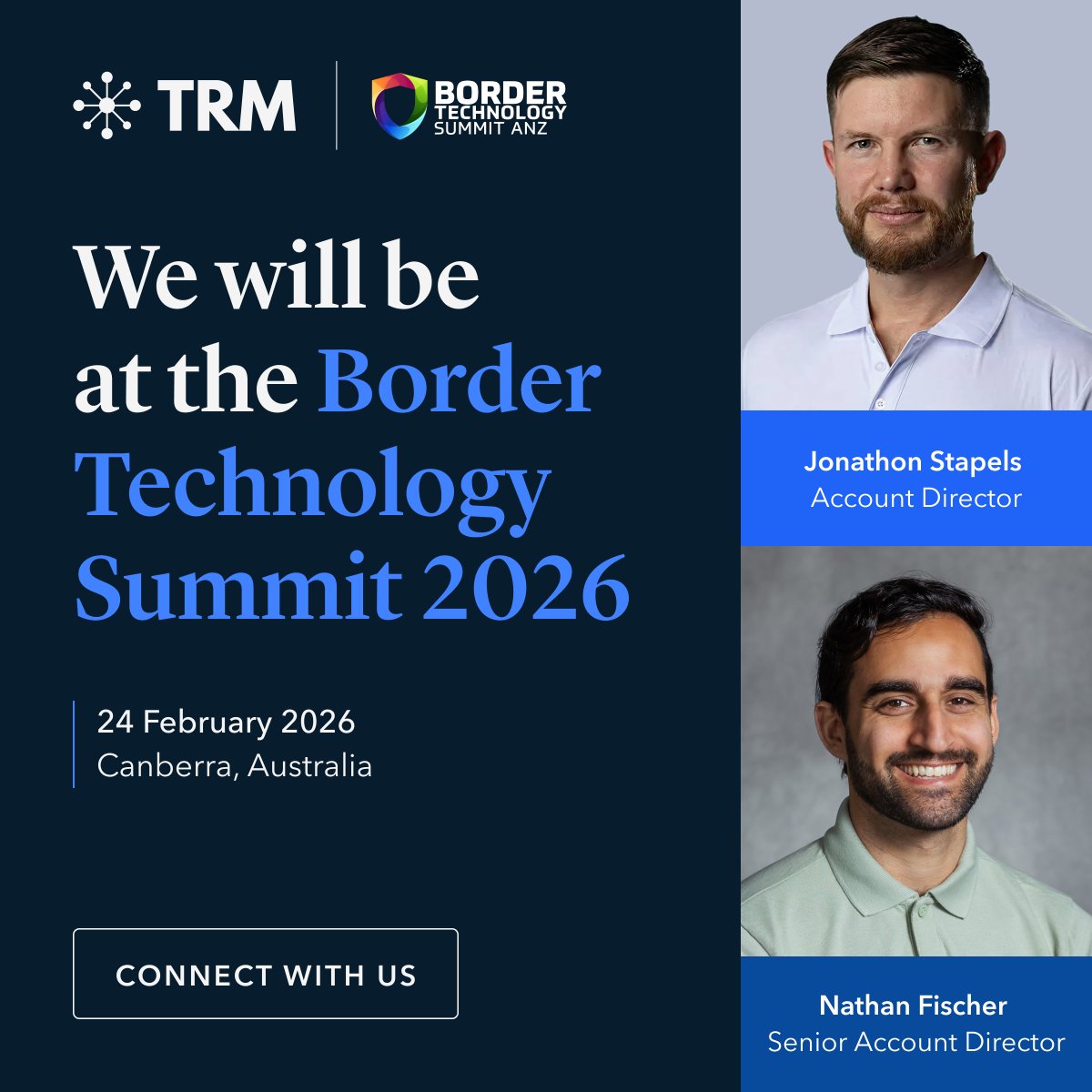 trmlabs's tweet photo. ๐ฆ๐บ Border security is increasingly digital. TRM Labs is heading to ๐๐จ๐ซ๐๐๐ซ ๐๐๐๐ก๐ง๐จ๐ฅ๐จ๐ ๐ฒ ๐๐ฎ๐ฆ๐ฆ๐ข๐ญ ๐๐๐๐ to discuss how #blockchainintelligence supports border protection and cross-border investigations. Join us there! https://t.co/bWmBgX252S