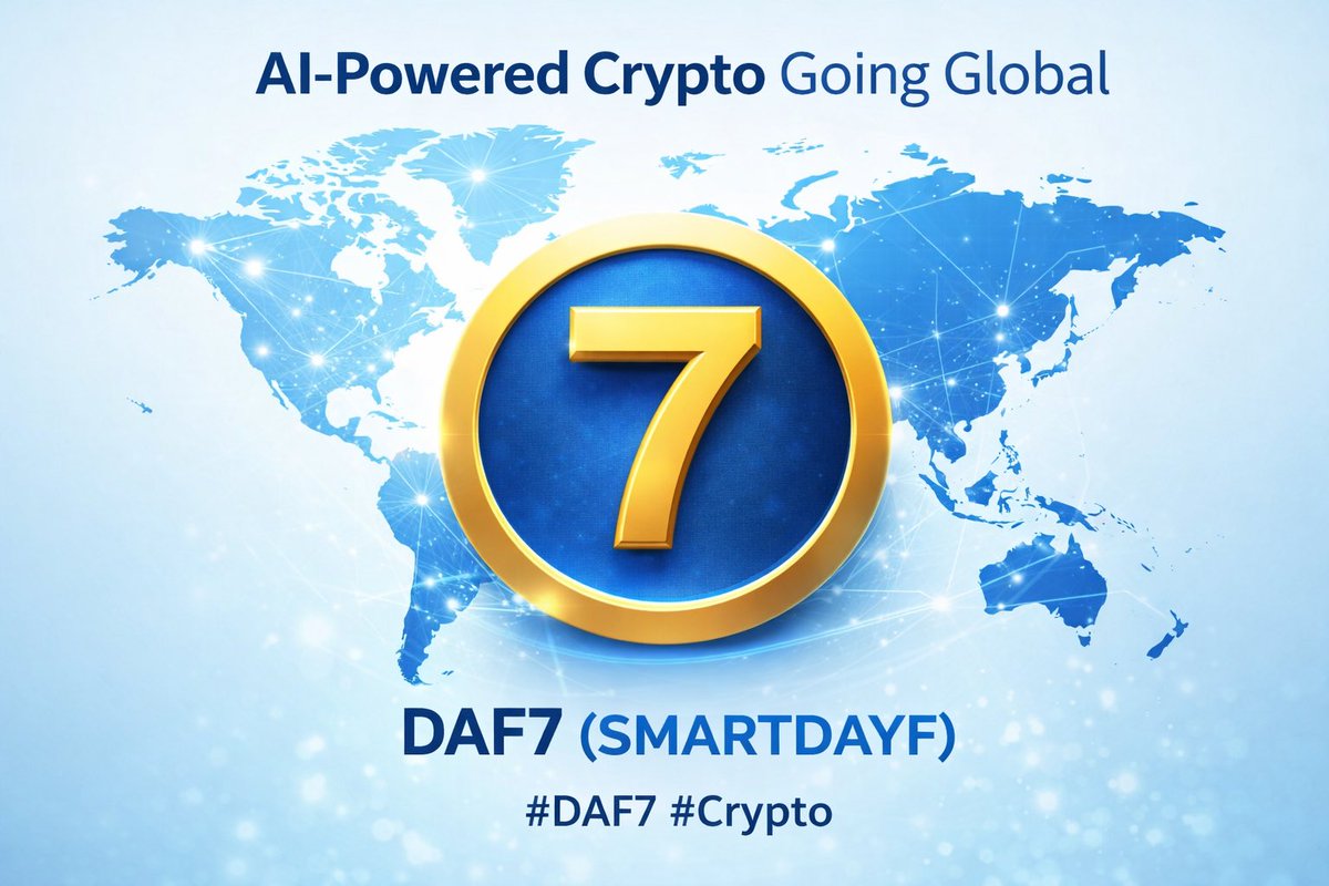DAF7DAF7's tweet photo. 🚀 DAF7 – رمز المستقبل!
استعد لعصر جديد من الفرص الرقمية 💎.
مع DAF7، لن تكون مجرد مستثمر، بل شريك في ثورة التكنولوجيا والتمويل الذكي.
⏳ الفرصة الآن لتكون جزءًا من المستقبل الذي يُبنى اليوم.
#DAF7 #Crypto #FutureToken #Blockchain https://t.co/ajBiy1V9Ld