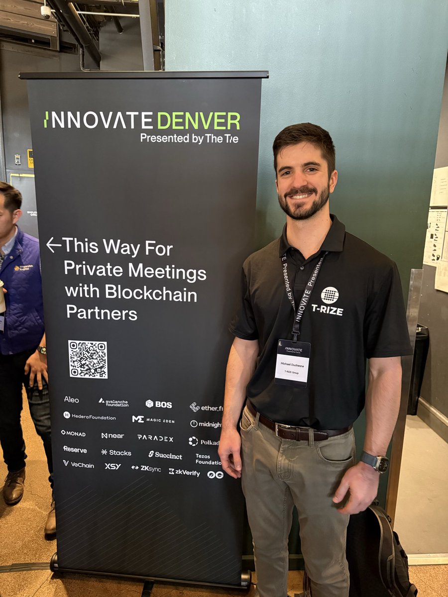 Great energy already at #ETHDenver with <a href="/TheTieIO/">The Tie</a> <a href="/trize_io/">T-RIZE</a> 

One thing’s clear: prices ≠ builder momentum.

TradFi and DeFi are aligned on tokenization — and builders are relentless.

If you’re in town, let’s grab a coffee. DM me.