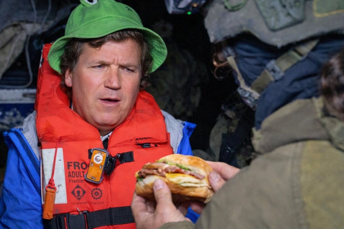 Exclusive photo of the abuse <a href="/TuckerCarlson/">Tucker Carlson</a> faced at TLV airport security.