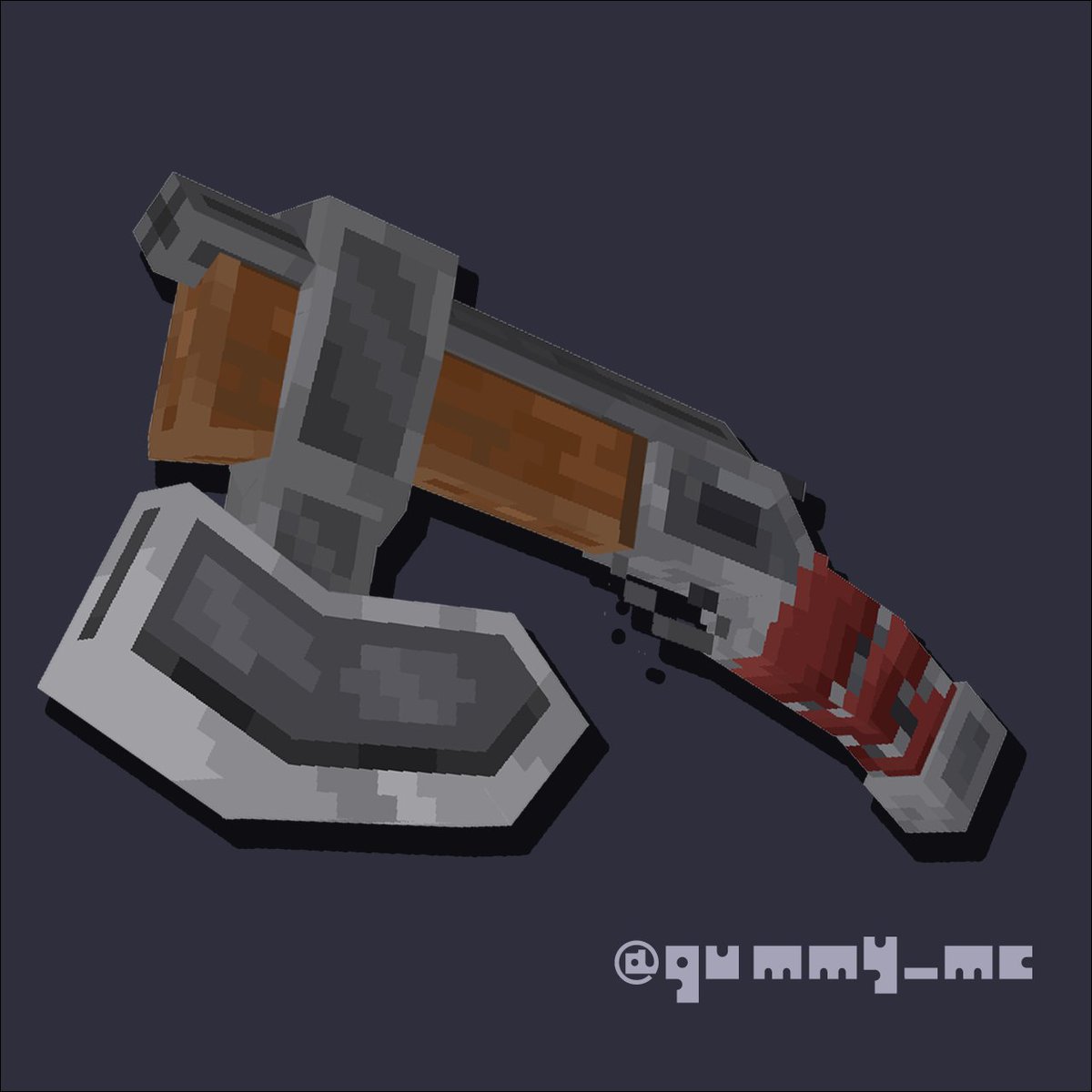 gummy_mc's tweet photo. #Blockbench #Minecraft #lowpoly #pixelart https://t.co/Bk2hWQuLTr