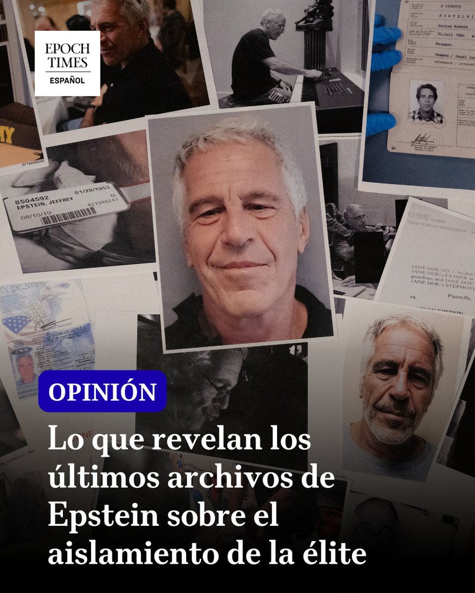 EpochTimesEs's tweet photo. Cómo una última filtración de documentos puso al descubierto la peligrosa pequeñez del poder, y por qué la historia nos advierte que no debemos volver a ignorarlo.
#Epstein #Poder #Élite #Revelaciones #Archivos #Investigación #Influencia #RedesDePoder #Actualidad #DebateGlobal
🔴Lee más aquí 👉 https://t.co/SgR0xGChcl
