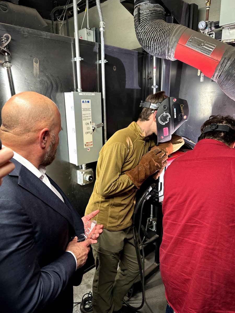 LtGovJayCollins's tweet image. Florida now ranks #1 in the nation for workforce education thanks to @GovRonDeSantis’ commitment to expanding technical educational pathways.  

Today, I had the opportunity to visit the welding program at Astronaut High School in Titusville and see firsthand the results of