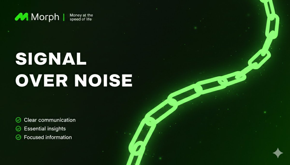 Nemouniverse_'s tweet image. Quiet work. Real infrastructure. Clear direction.
That’s the @MorphNetwork approach.
#MorphNetwork #Building