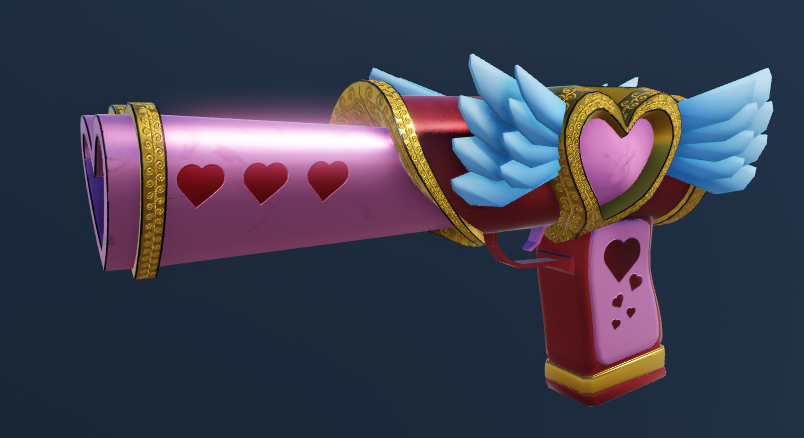 MedismosDev's tweet photo. A bit too late but made this model for Valentine’s Day 💘
Stylized Heart Pistol — +100 charm, -0 HP. Commissions open — DM me.

#Roblox #modeler #RobloxDev #robloxstudio #weapons #ValentinesDay2026 https://t.co/oP0IEQbzS0