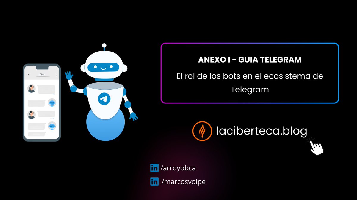 Nuevo post exclusivo en La Ciberteca - Bots en Telegram 🤖

Junto a <a href="/Msvolpe_/">Marcos Volpe</a> publicamos un nuevo post donde te contamos los usos de bots en Telegram, tanto del lado cibercriminal como desde la perspectiva del investigador.

laciberteca.blog/el-rol-de-los-… 

#telegram #ciberinteligencia