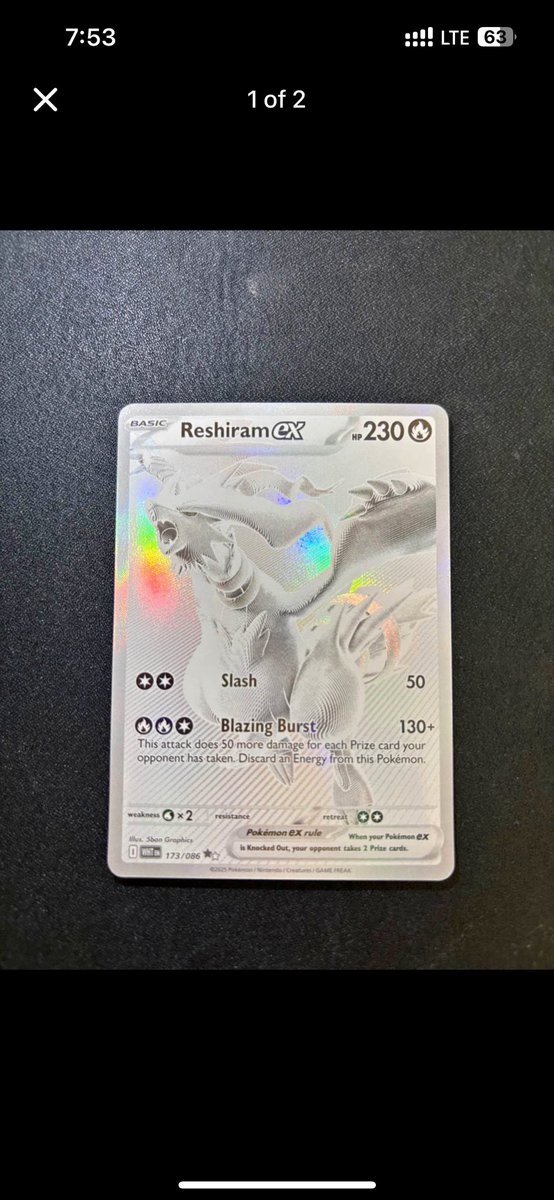 TehFakest's tweet photo. @TCGPokePlug More photos of my card before I sent it off. https://t.co/wJnfdCv7E8