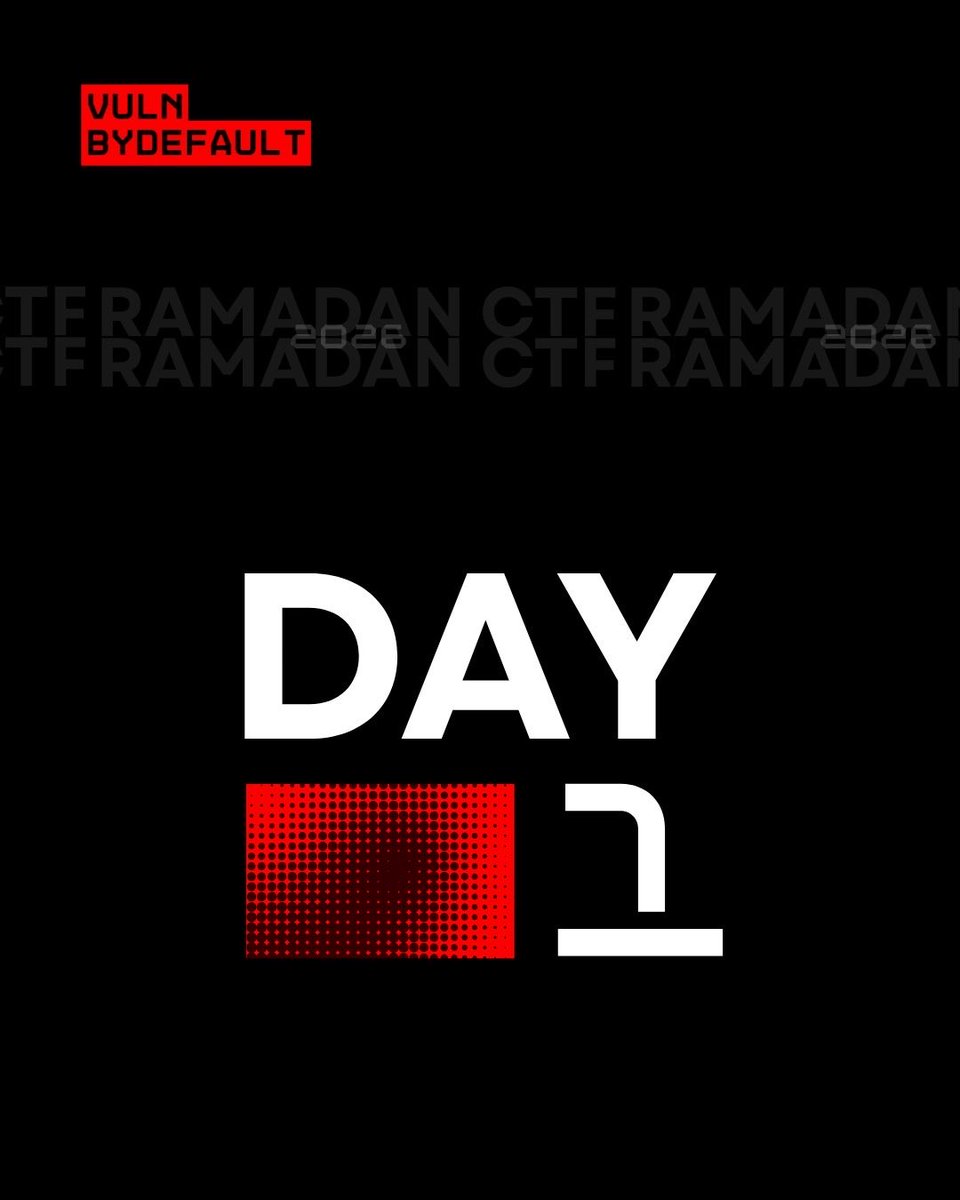 vulnbydefault's tweet photo. 🔥 Ramadan CTF 2026 – Day 1 Stats

First Blood has been claimed.
Leaderboard is already moving.

Top teams are setting the pace, but it’s still early.

⏳ 29 days to go.
Plenty of time to climb.
Plenty of time to dominate.

This is only the beginning.
#RamadanCTF #VulnByDefault https://t.co/h0n7oIt5iv