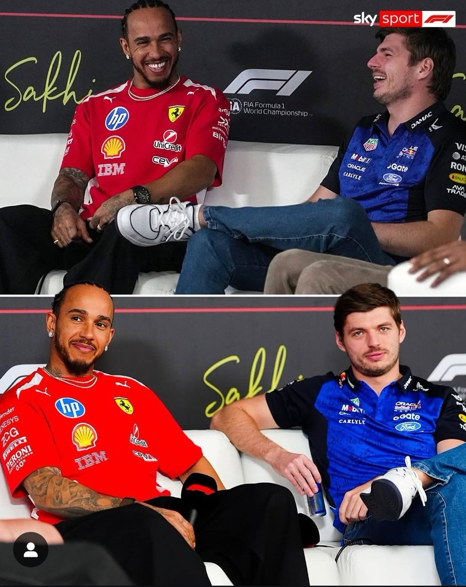 canaleffe's tweet photo. Enfim Lewis e Verstappen chegaram na maior rivalidade estética:

Vermelho vs azul

Grande parte dos clássicos se dão a partir dessas cores. https://t.co/ZfdFXxF9Ty