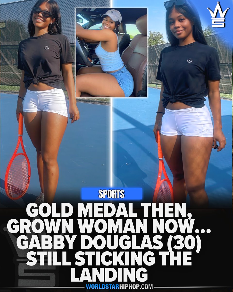 WORLDSTAR's tweet photo. The first Black woman to win the individual all-around Olympic gold in gymnastics — the one the world called the “Flying Squirrel” — is reminding the internet exactly who she is.

Over a decade after making history at the Olympics, Gabby Douglas (30) is fully in her grown-woman era