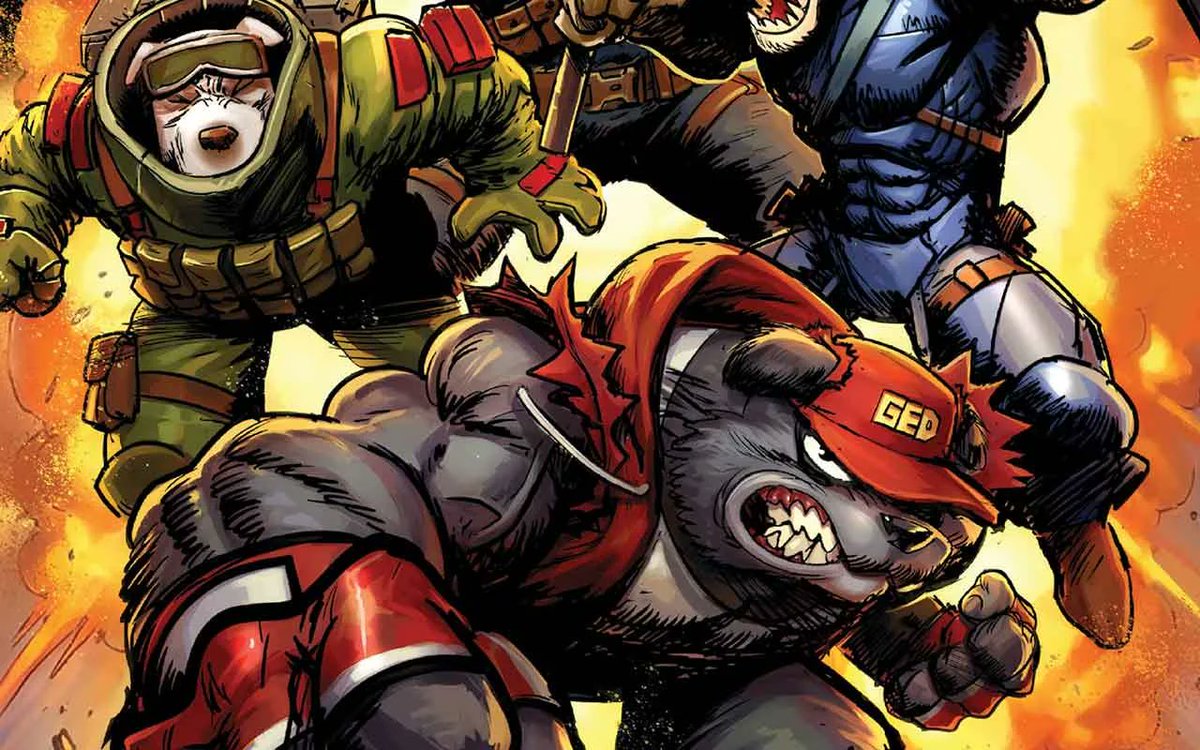 comicbooklive's tweet photo. Curt Pires And Juan Gedeon's Dogs Are Barking With 'Super Mondo Mega Mutts' From Oni https://t.co/kNsGo7ywSv https://t.co/LZWWWA8JAH