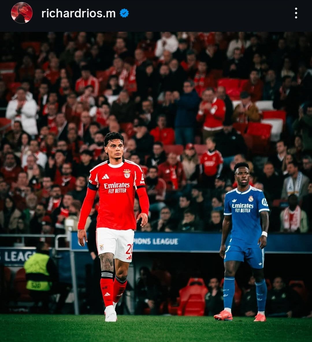 🚨 Benfica's Richard Rios on IG 🇧🇷
