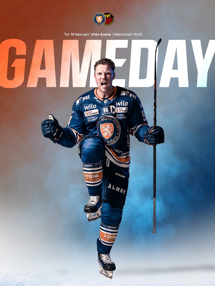 VLHlive's tweet photo. GAMEDAY 🔥
🆚 Luleå Hockey
📍 Vida Arena
🏒 19:00 https://t.co/d1cmFIdoKl