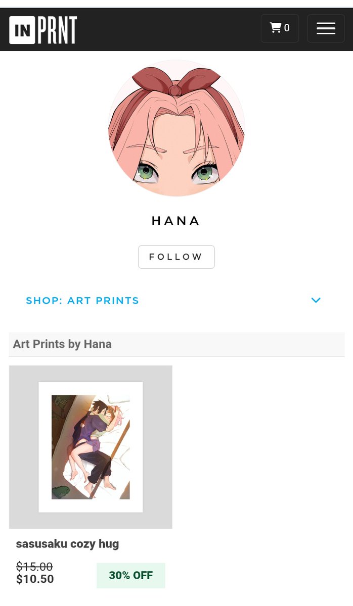 I'm on INPRNT. I'll be adding my work there gradually; the most recent one has already been added for anyone who wants to buy it, thank you ❤️

The link is below 👇🏻