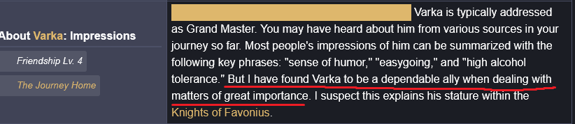Mesqiri_Draco's tweet photo. This is absolutely spot on! Thank you so much for writing this because it's such an important analysis! 😭 
I hope it's ok to add some thoughts I had.

I think even the very premise of Jean’s and Varka’s relationship is unfortunately steeped in regressive stereotypes: https://t.co/rgMWHNV9Ku
