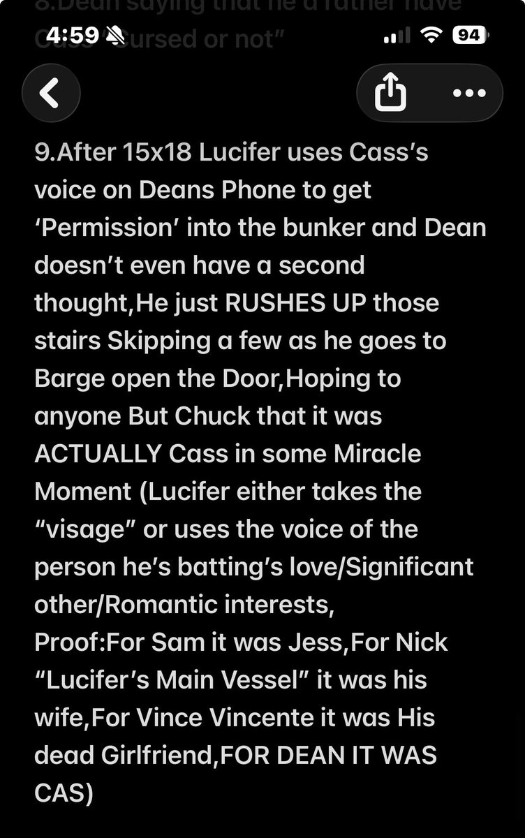 SpaceWolf107's tweet photo. Destiel Proof Thread Pt 3 https://t.co/AlcbNQYRKp