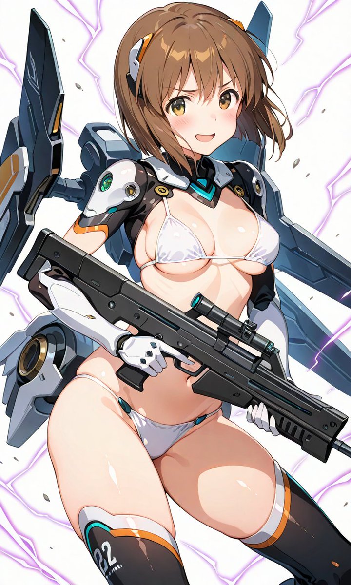 ikarush_aibijyo's tweet photo. フルアーマー🤍ゆきぴょん
#高機動ストライカーガールズ #765pro #AIart https://t.co/wIHf4CCSk1