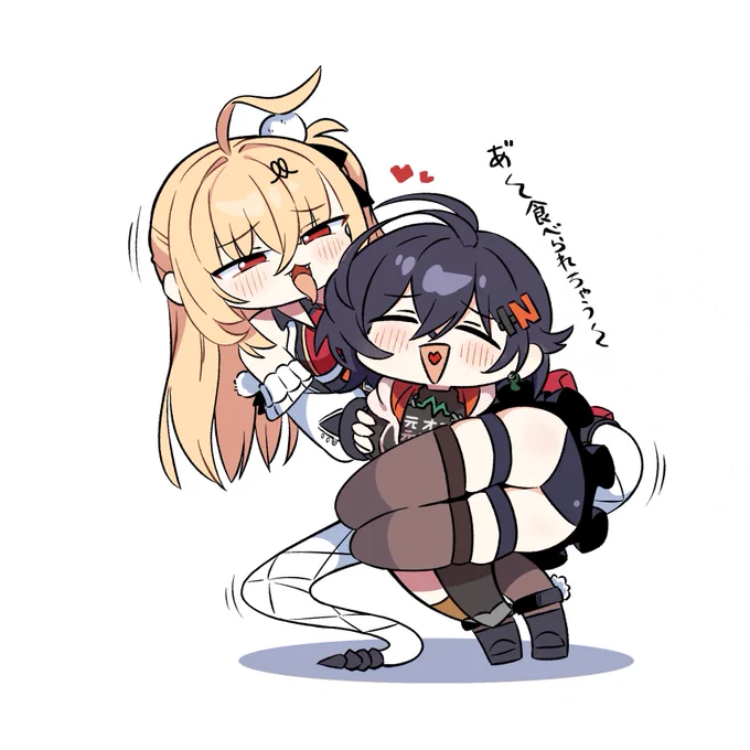 シーシィアとリンちゃん捕食ごっこしててほしい