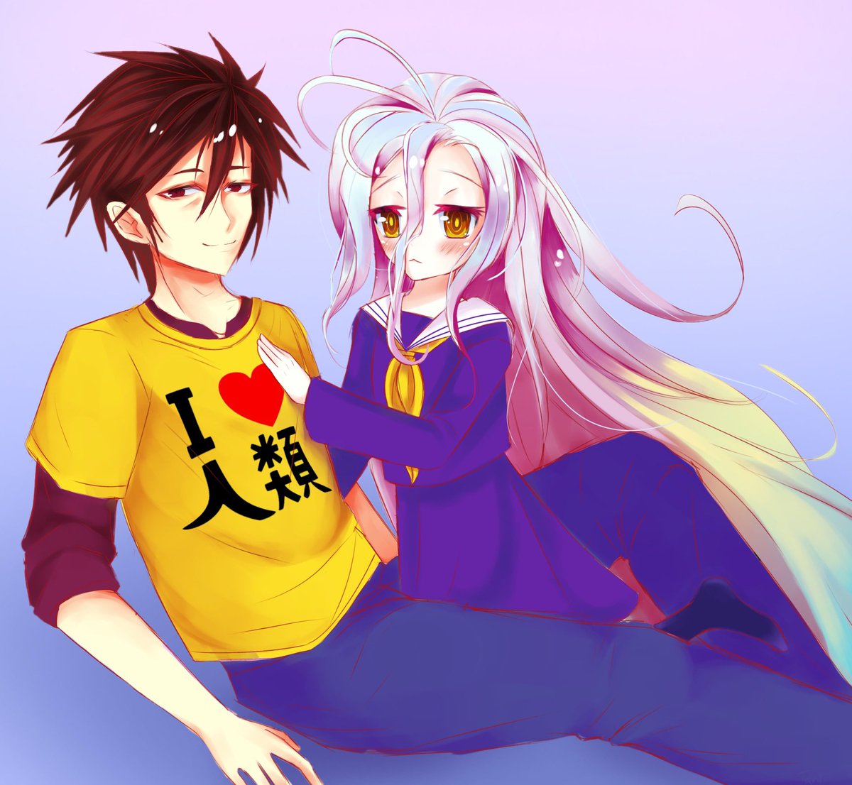 fleshsoda's tweet photo. ya so don’t mind me spamming art in the upcoming days i have a ridiculous backlog rn #NoGameNoLife https://t.co/yoDzPRTZXW
