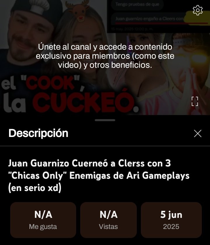 Parece ser que Juan Guarnizo va a demandar a Andyytok y a Dalas por acoso, delito contra la privacidad y difamación.👀
Quien más la tiene de perder es la chica ya que vive en el mismo país que Juan pero aún así Dalas ya jugó cagoneta y puso en solo miembros el vídeo donde comete
