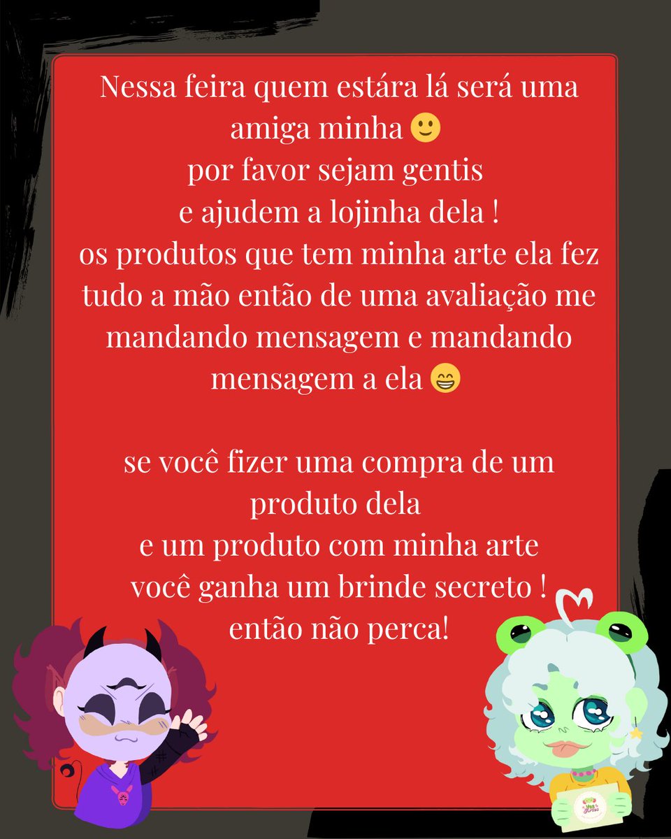 sunnydrawings_'s tweet image. EVENTO DE COLLAB!!!! 🇧🇷🇧🇷🇧🇷🇧🇷🇧🇷

Olá! Estou fazendo uma collab 
Ela estará lá no dia do evento e venderá alguns produtos dela junto com os meus! Se você quer um produto meu é sua chance :&amp;gt; 
Aproveitem e deem uma olhadinha lá! 
#eventogeek #fanmerch #hazbinhotel #collab #eventobr